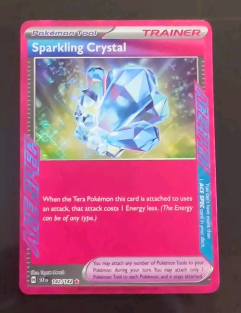 環*様 カリンsr 🔥👑 Pokemon Stellar Crown Ace Spec card Sparkling Crystal