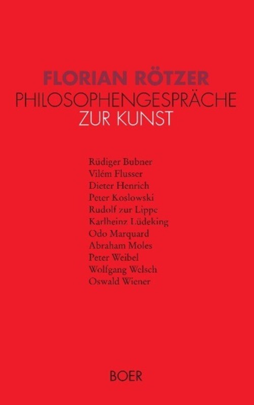 Thumbnail - Philosophengespräche Zur Kunst Florian Rötzer Taschenbuch Paperback