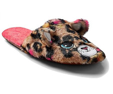 Justice Cheetah Slip-on Slippers Coral