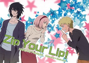 Naruto Doujinshi Sasuke X Sakura Zip Your Lip B5 32pages Mirai Airline Ebay