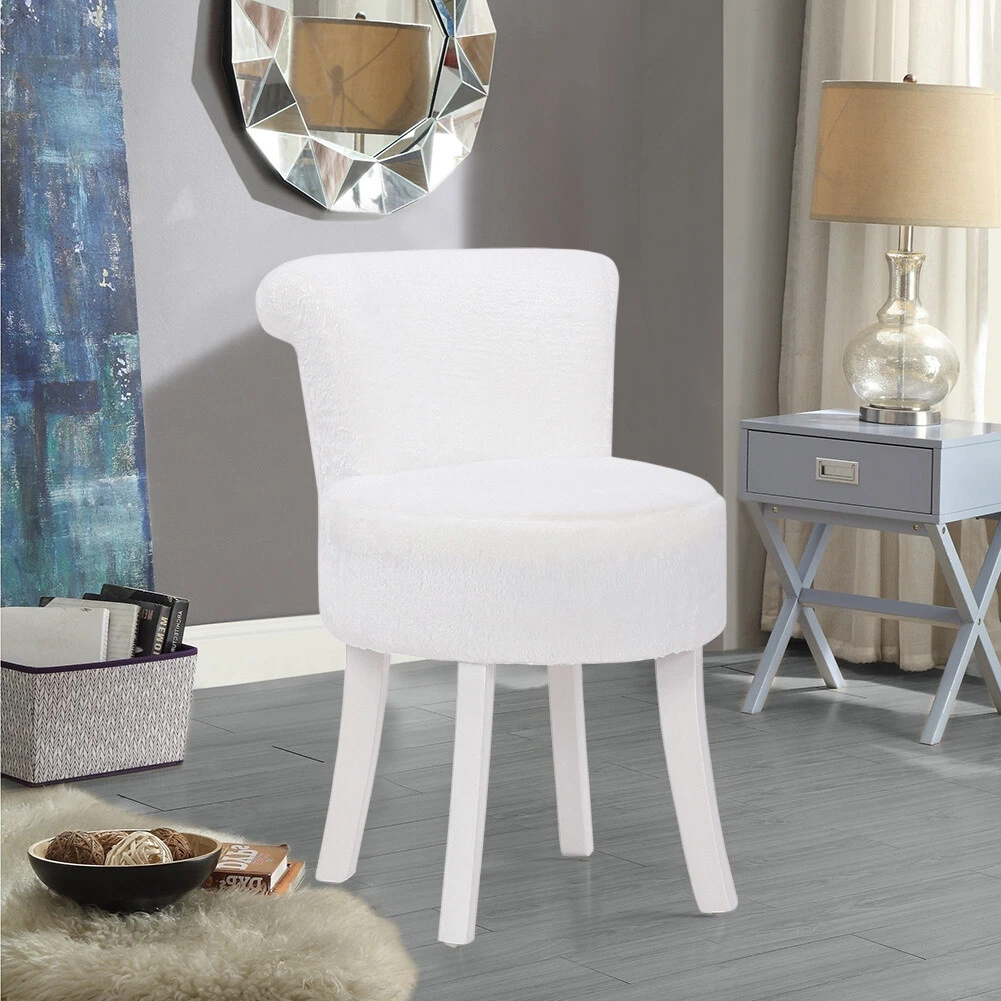 Plush dressing table chair deals