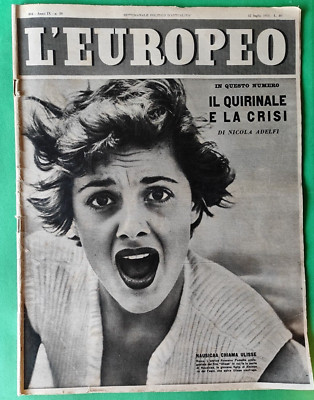 ROSSANA PODESTA' EVEREST EDMOND HILLARY SHERPA TENSING L'EUROPEO 1953 PORRETTA B