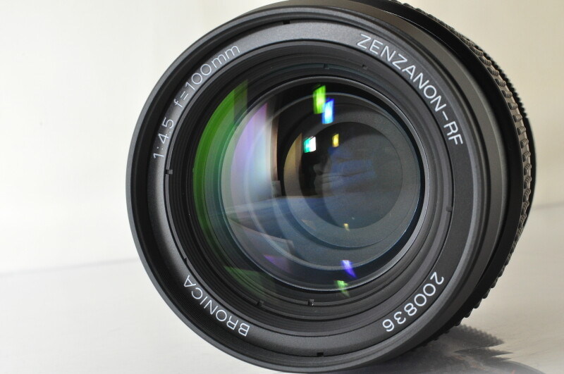 Zenza Bronica Zenzanon RF 100mm f4.5 レンズ MINT] Zenza Bronica Zenzanon RF 100mm F/4.5 Lens For Bronica