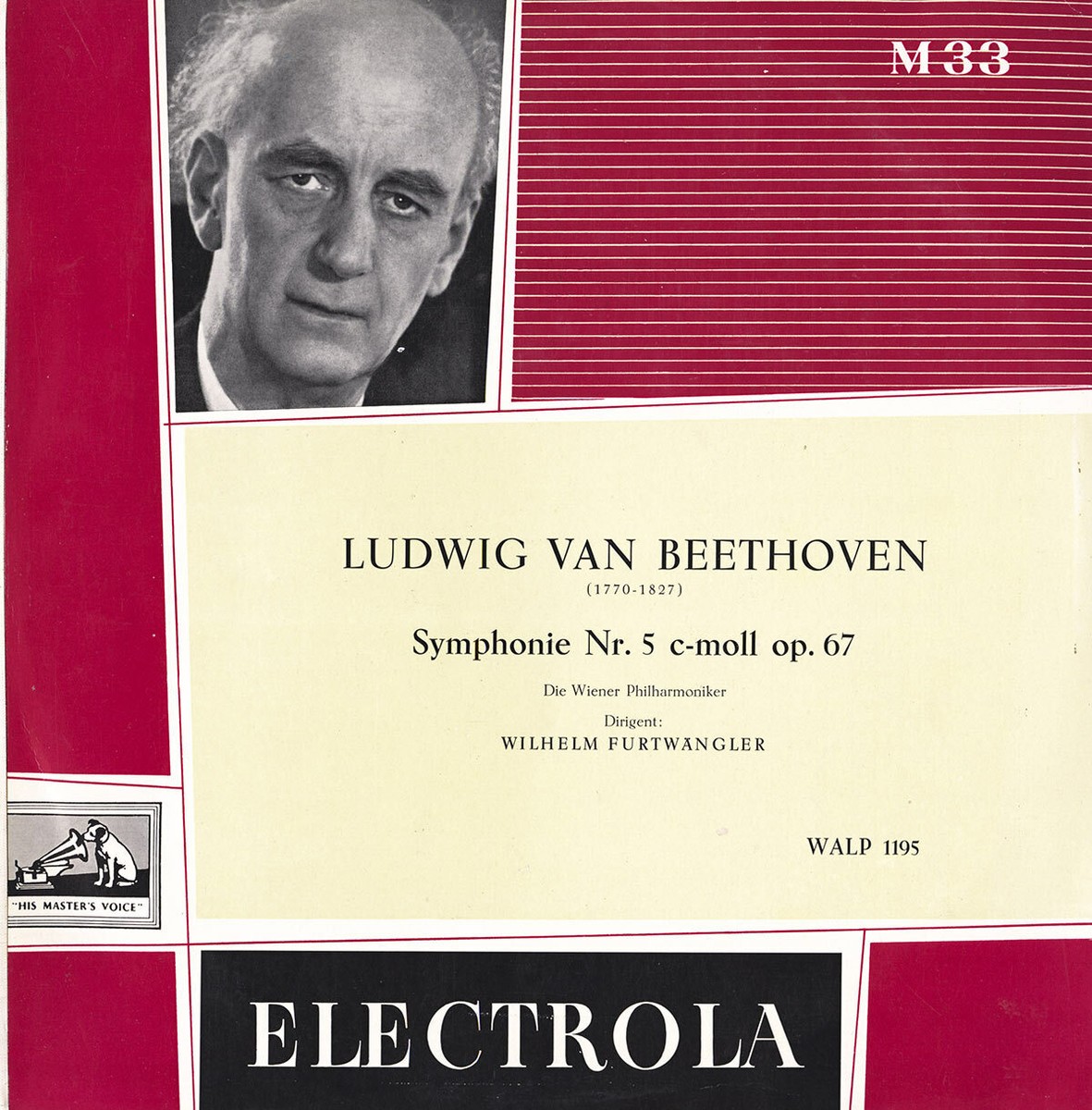 【中古】 Brahms/Beethoven/Chausson/Bach BEETHOVEN Symphony 5 FURTWANGLER Vienna PO Electrola WALP