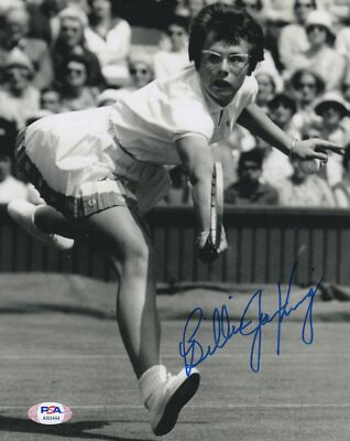 Billie Jean King Signed 8x10 Photo PSA/DNA COA | eBay