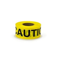 Scotch  Barricade Tape 300, CAUTION, 3 in x 1000 ft, Yellow