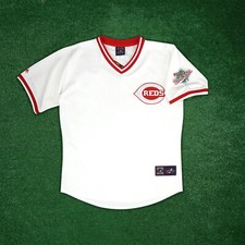 Cincinnati Reds 1990 World Series Men's Home White Cooperstown Throwback Jersey