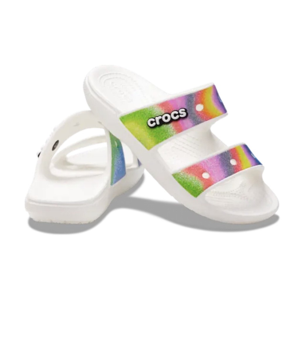Classic Crocs Spray Dye Sandal Unisex Mens 10 Womens 12 New
