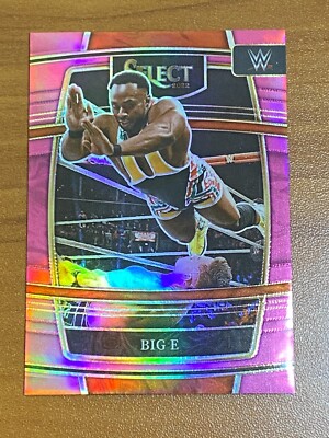2022 Panini Select WWE Pink Prizm Parallel #63 BIG E #'d/49