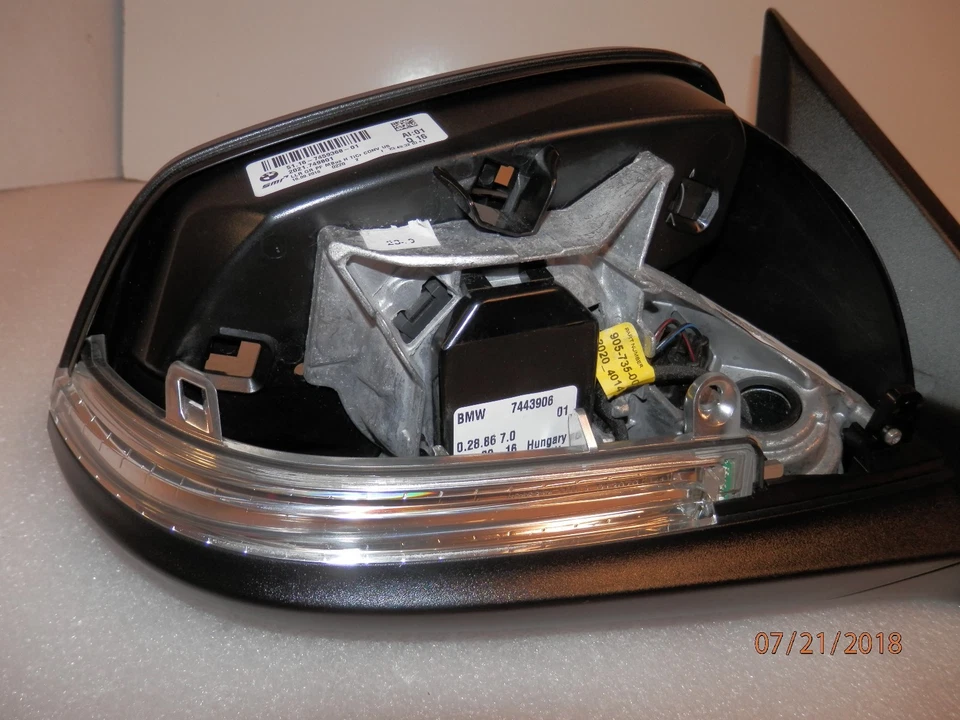 2017 2018 BMW 440i CONVERTIBLE RIGHT DOOR MIRROR W/TURN SIGNAL - Imagem 4 de 4