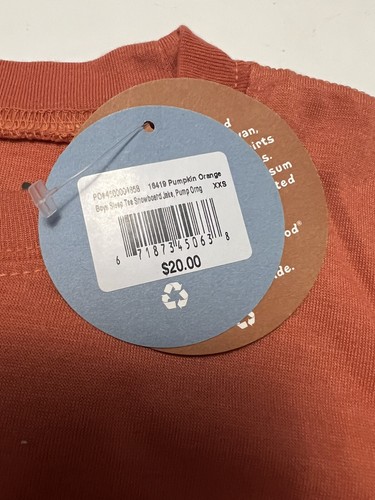 NWT!! GOOD KIDS by LIFE IS GOOD SLEEP ORANGE Surf Guy T-shirt XXS 2T-3T - Picture 4 of 4
