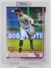 2019 Topps BRENDAN RODGERS Rookie RC 150 Years Gold Foil #US299 Rockies