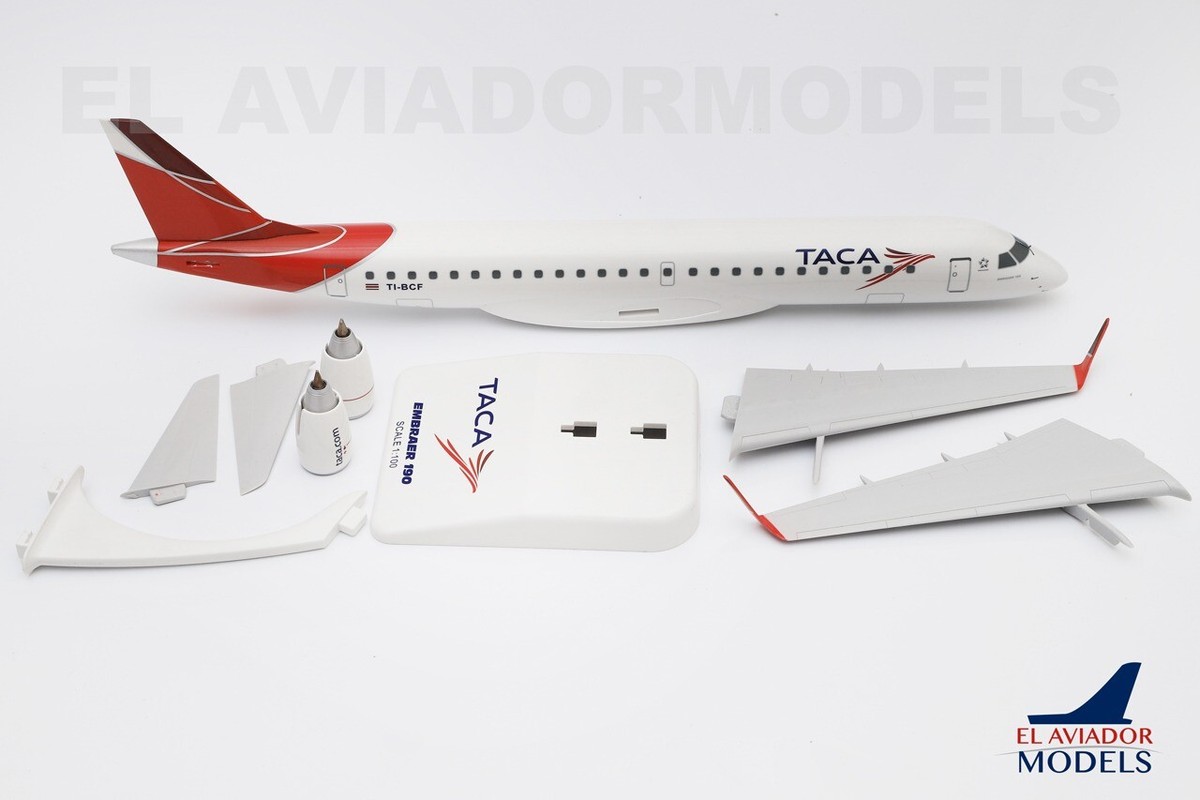 1:100 EAV Models Embraer E190 N937TA / TI-BCF TACA Airlines 1:100 EAV Models Embraer E190 N937TA / TI-BCF TACA Airlines