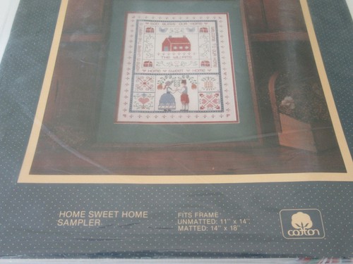 NOS Sunset Stitchery HOME SWEET HOME11x14 Customize Personalize Wall Picture Set - Picture 5 of 12