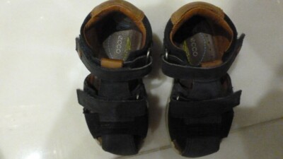 Ecco Kinderschuhe, Lauflern-Sandalen in dunkelblau, Leder, Gr. 23, guter Zustand