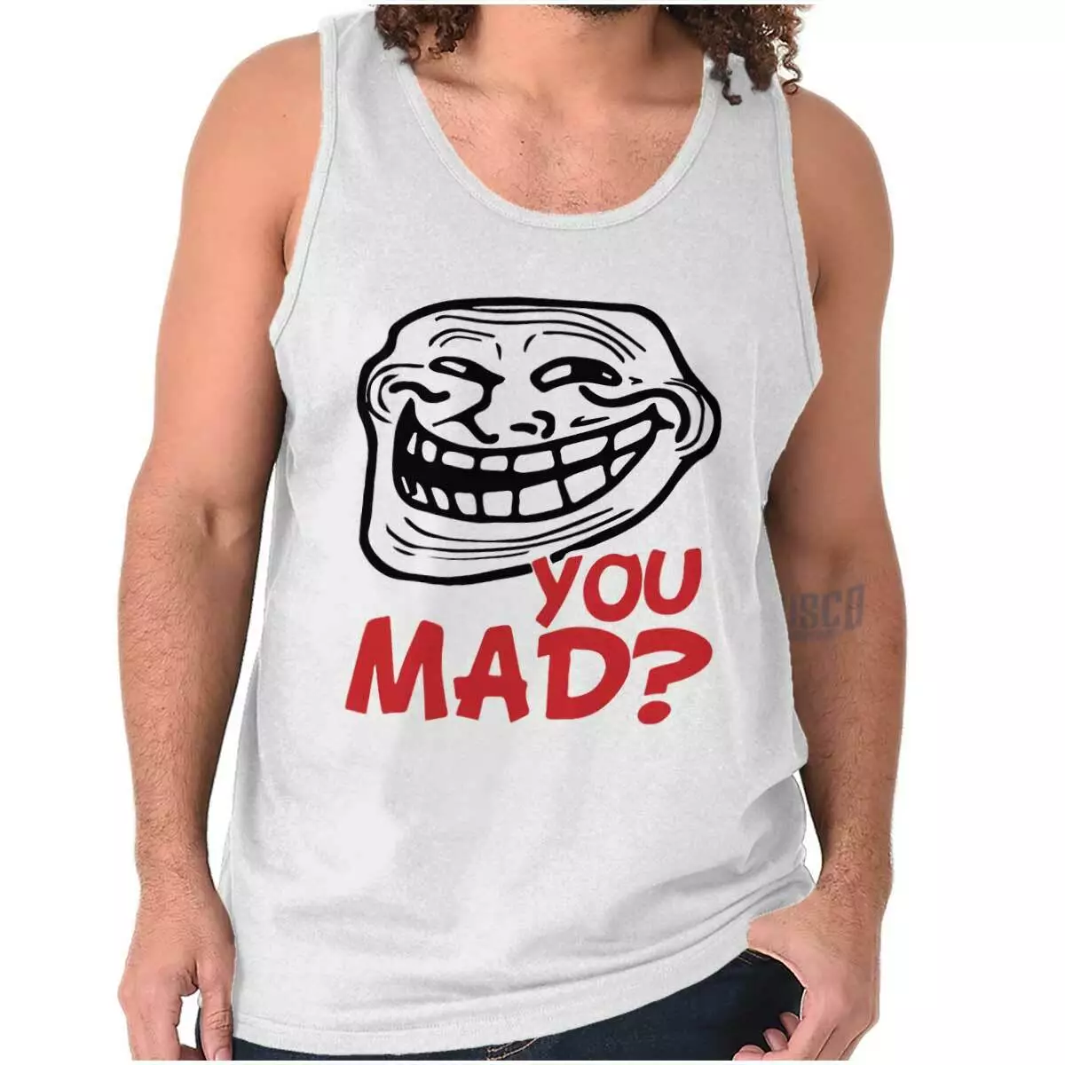 Troll Face Original Meme Smile Mad Men's Graphic T Shirt Tees