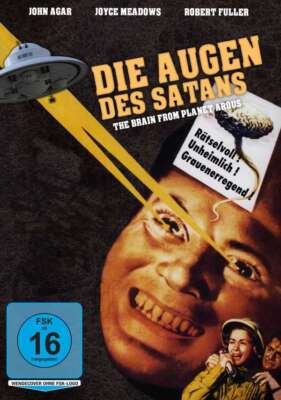 DIE AUGEN DES SATANS John Agar UNCUT DVD NEU The Brain From Planet Arous 