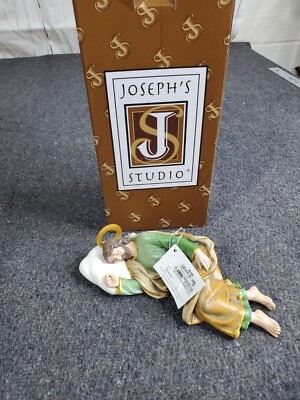 Sleeping St. Joseph Figure, Life of Christ, Ren Collection 2.25'' H and 8.25'' W