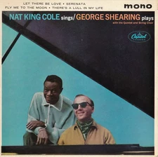 NAT KING COLE SINGS GEORGE SHEARING PLAYS 7" VINYL P/S CAPITOL EAP4 1675 EX     