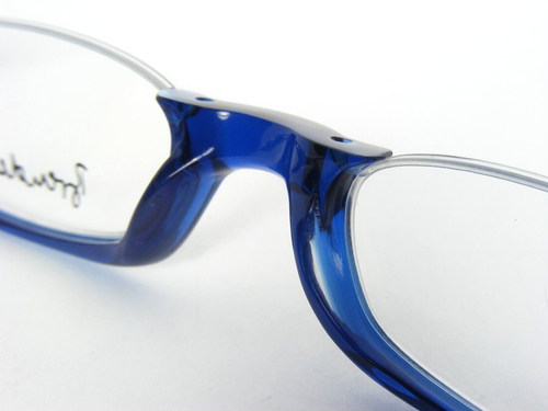 Vintage Brendel ESCHENBACH 904110 70 BLUE EYEGLASSES GLASSES 48-18-140mm Germany - Picture 8 of 11