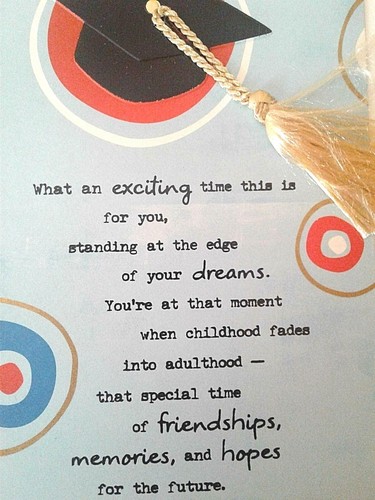 9X6 "YOU'RE GRADUATING! WHAT AN EXCITING TIME THIS IS FOR YOU"CARD~RETAILS $6.49 - Picture 2 of 4
