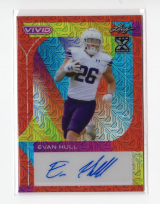 2023 Leaf Vivid Orange Mojo SP/8 Evan Hull #BA-EH3  Auto RC