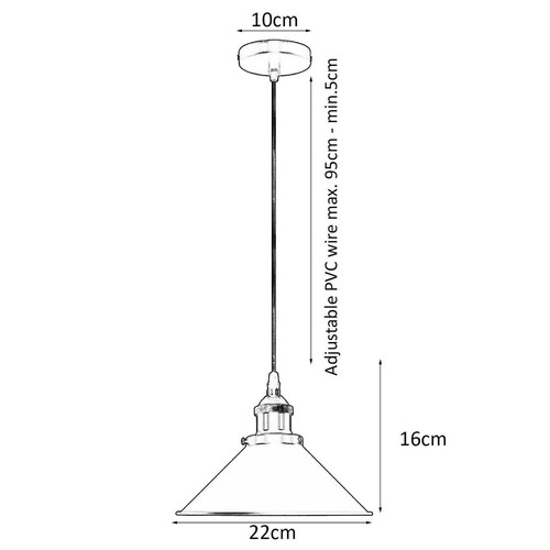 Retro Vintage Industrie Pendelleuchte Modern Hängelampe LED Deckenleuchten UK - Bild 3 von 27