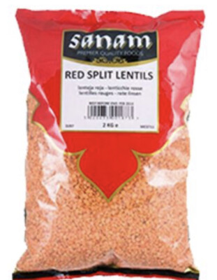 SANAM RED SPLIT LENTILS (MASOOR DAL ) 2KG | eBay UK