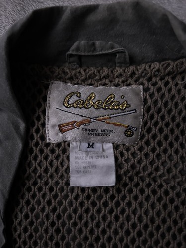 Cabela's Fishing Vest - Size M grey Unisex - Picture 3 of 3