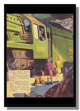 British Railways prototype Britannia loco 70000 framed picture free p&p UK