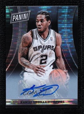 2014 National Convention Gold Pack VIP Pulsar Prizm 3/5 Kawhi Leonard Auto r4i