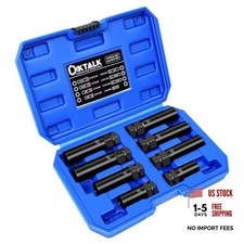 Cr-mo Universal Wheel Lock Removal Tool Master 8pcs Spline Lug Nut Socket Set Cr-mo Universal Wheel Lock Removal Tool Master 8pcs Spline Lug Nut Socket Set