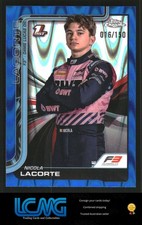 2025 Topps Chrome Formula 1 #71 Nicola Lacorte Blue RayWave Refractor #/150 A4X