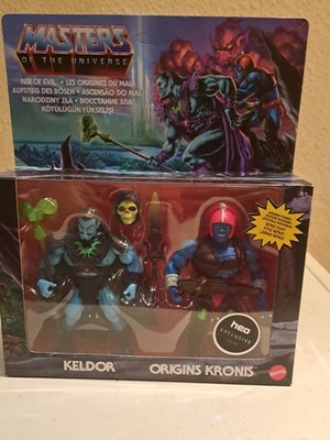 MOTU ORIGINS KELDOR KRONIS RISE OF EVIL 2-PACK MISB CASE FRESH HEO EXCLUSIVE