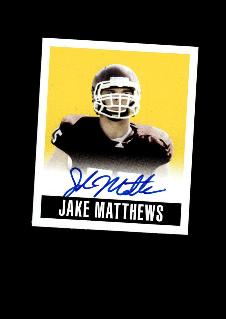 Jake Matthews Leaf Originals Autograph #JM3 Base
