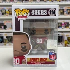 Funko Pop NFL Football San Francisco 49ers Jerry Rice 114 Vaulted Vinyl Figure