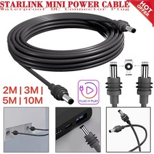 For Starlink Mini Power Cable 2M-10M Waterproof DC Plug RV Caravan Camping