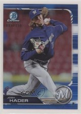 2019 Bowman Chrome Blue Refractor 5/150 Josh Hader #33 6ks