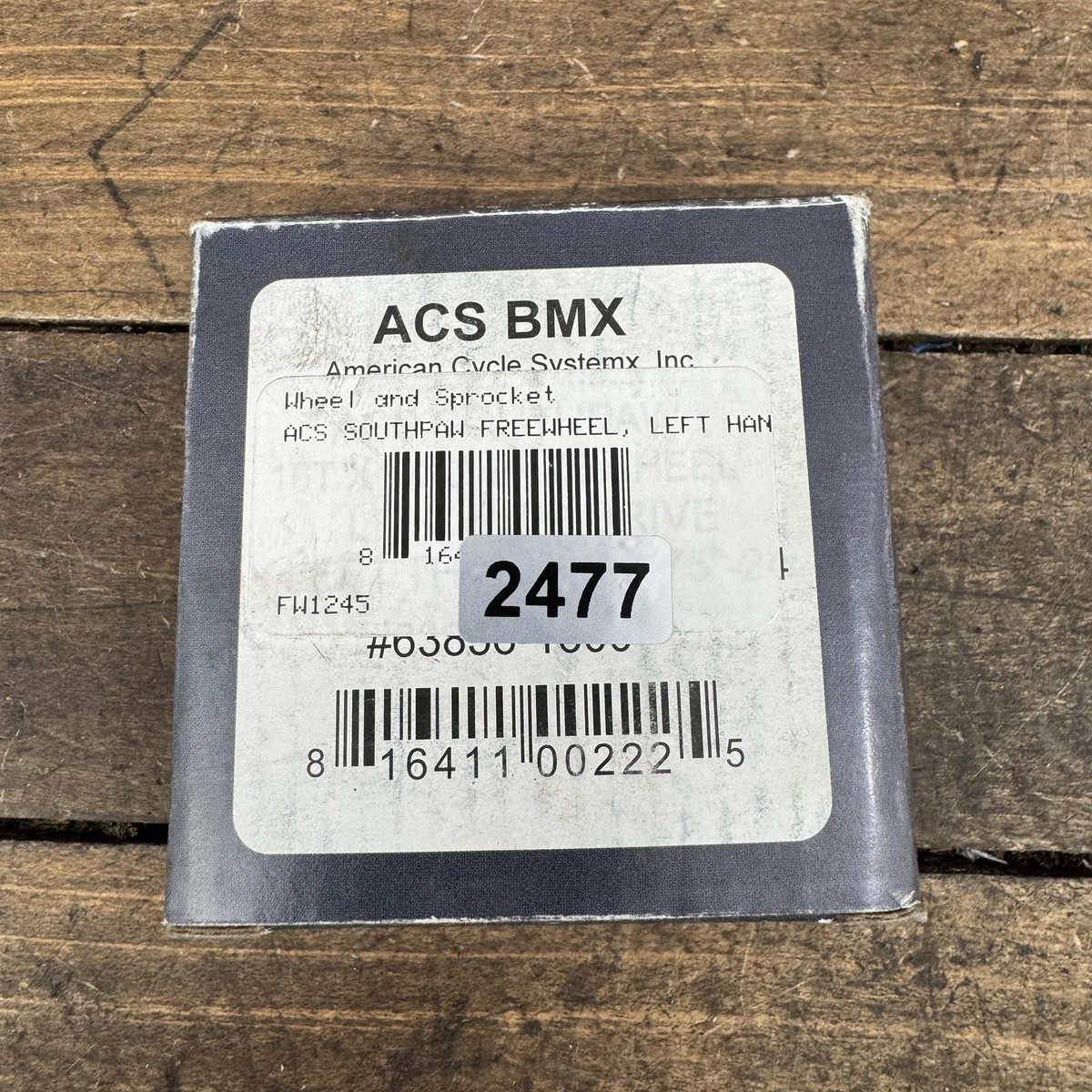 ACS SouthPaw BMX Freewheel 16T LEFT Hand Drive Silver Chromoly LHD