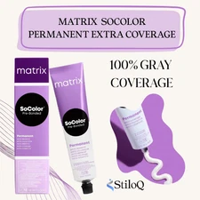 Matrix SoColor Pre-Bonded *EXTRA COVERAGE* Permanent Hair Color 3oz *NewInBox*