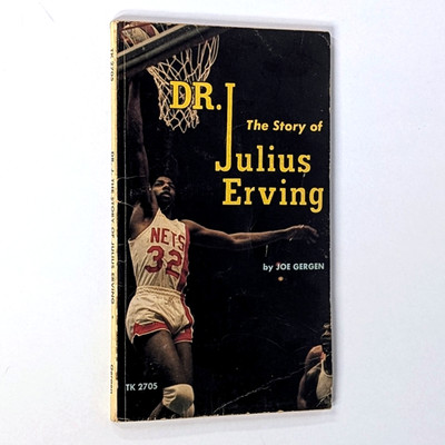 Dr J Story Julius Erving Vintage Scholastic 1970s NBA Basketball Biography Book