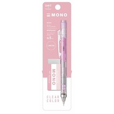 Tombow Mechanical pen monograph 0.5mm MONO eraser set clear pink PPA-241E