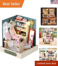 Dollhouse Miniature DIY House Kit Creative Room with Furniture for Romantic V...