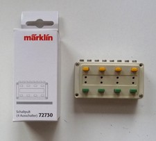 Märklin Schaltpult, 4 Ausschalter  (72730), OVP