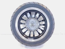Piaggio Vespa Sprint 50 125 150 Black Spoked Rear Wheel Rim w/ Tire 12x3