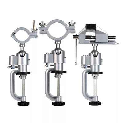 360 rotierender Aluminium Tischspannschraubstock f��r Schleifer Bohrst?nder F T