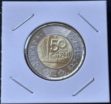 UNC 2026 CN Tower 50th Anniversary $2 Non-Coloured Coin