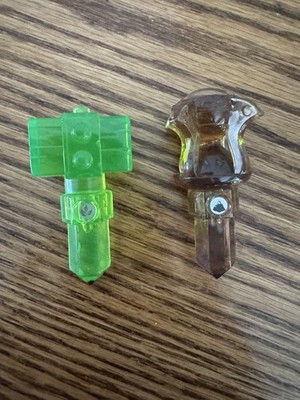 Skylanders Life Hammer and Earth Hourglass Trap Trophies Lot Of 2 Tested GUC