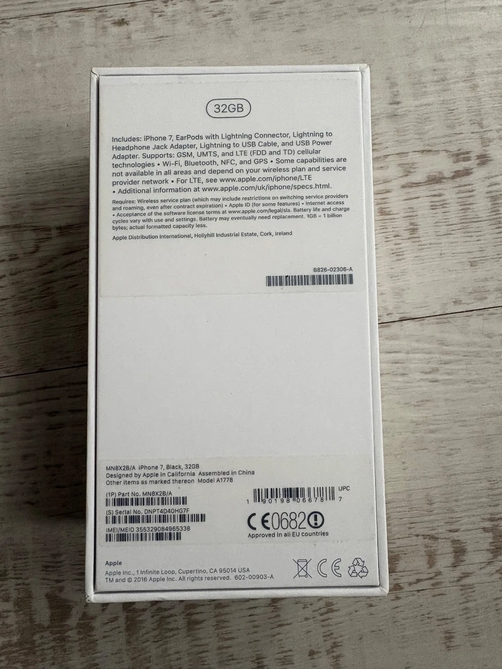 Apple iPhone 7 32GB, Black, MN8X2B/A, Unlocked Smartphone - Image 2 of 4