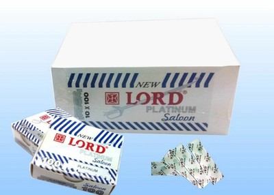 1000 LORD Platinum Super Stainless Single Edge Blades Platinum